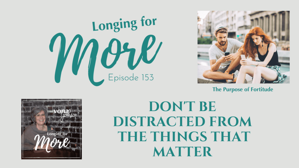 Read more about the article 153: Don’t Be Distracted From the Things That Matter
