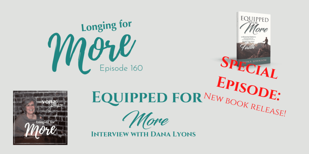 Special episode: launch of new book, Equipped for More